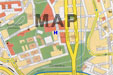 Prag Stadtplan mit Prag Hostel U Melounu