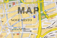 Prag Stadtplan mit Prag Hotel Axa