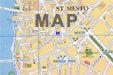 Prag Stadtplan mit Prag Hotel Expres House