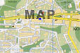 Prag Stadtplan mit Prag Hotel Kavalir